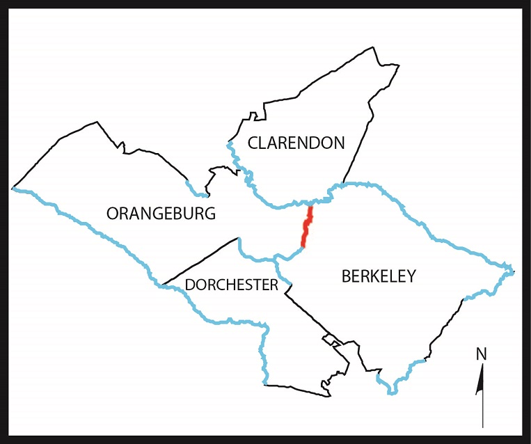 Berkeley/ Orangeburg County Boundary project area
