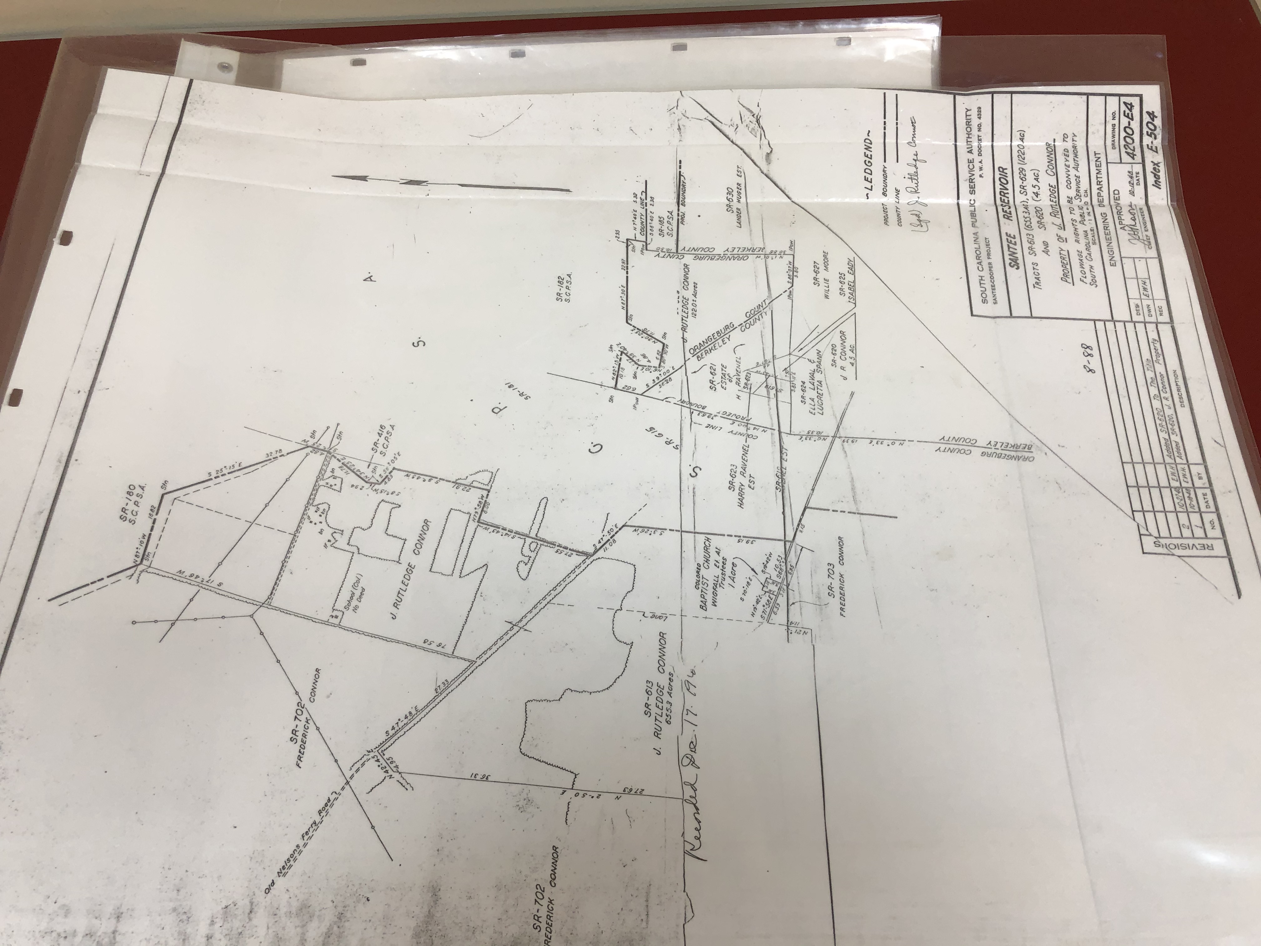 Orangeburg Plat Book ‘8’, page 88 