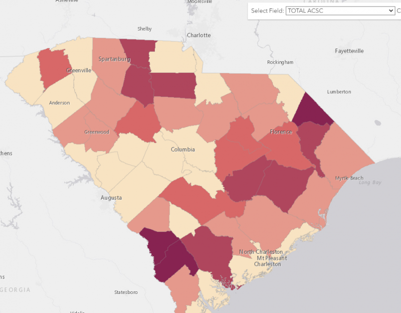 Interactive map image