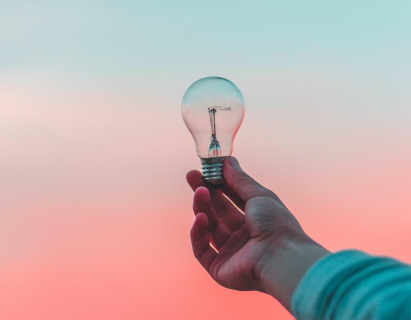 light bulb arm image