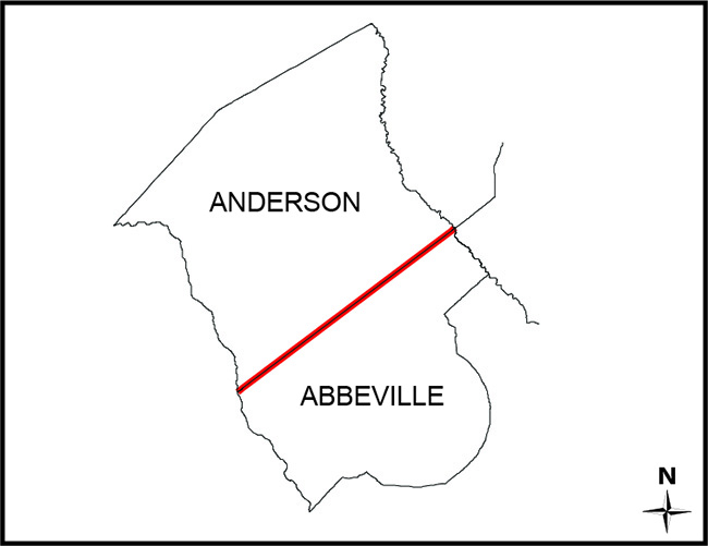 Abbeville/Anderson County Line