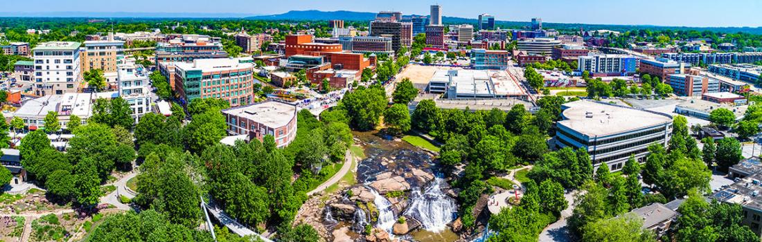 Downtown overhead image